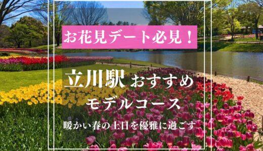 【立川デート】優雅！都内最大級の公園で桜を満喫！